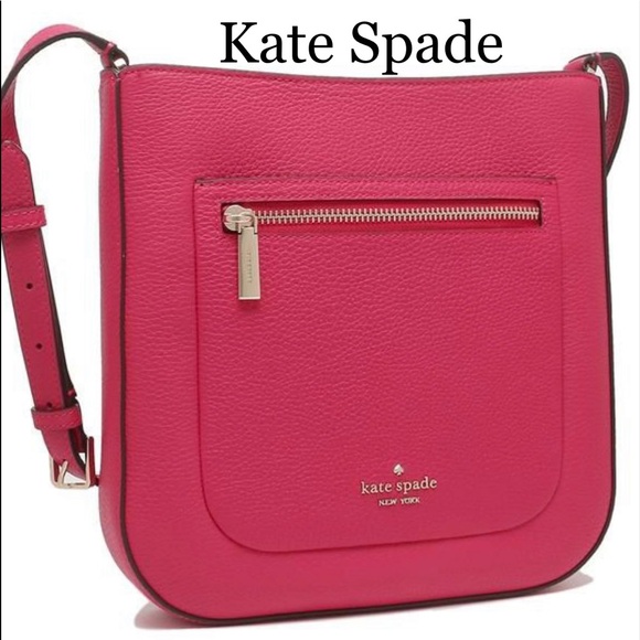 kate spade Bags Kate Spade Leila Top Zip Crossbody Bright Rose Poshmark